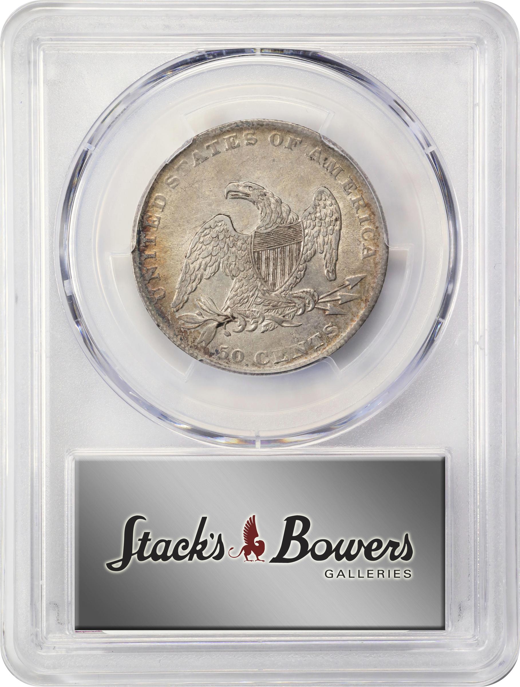1837 50c Reeded Edge, GR-21 VG10 thumbnail 4