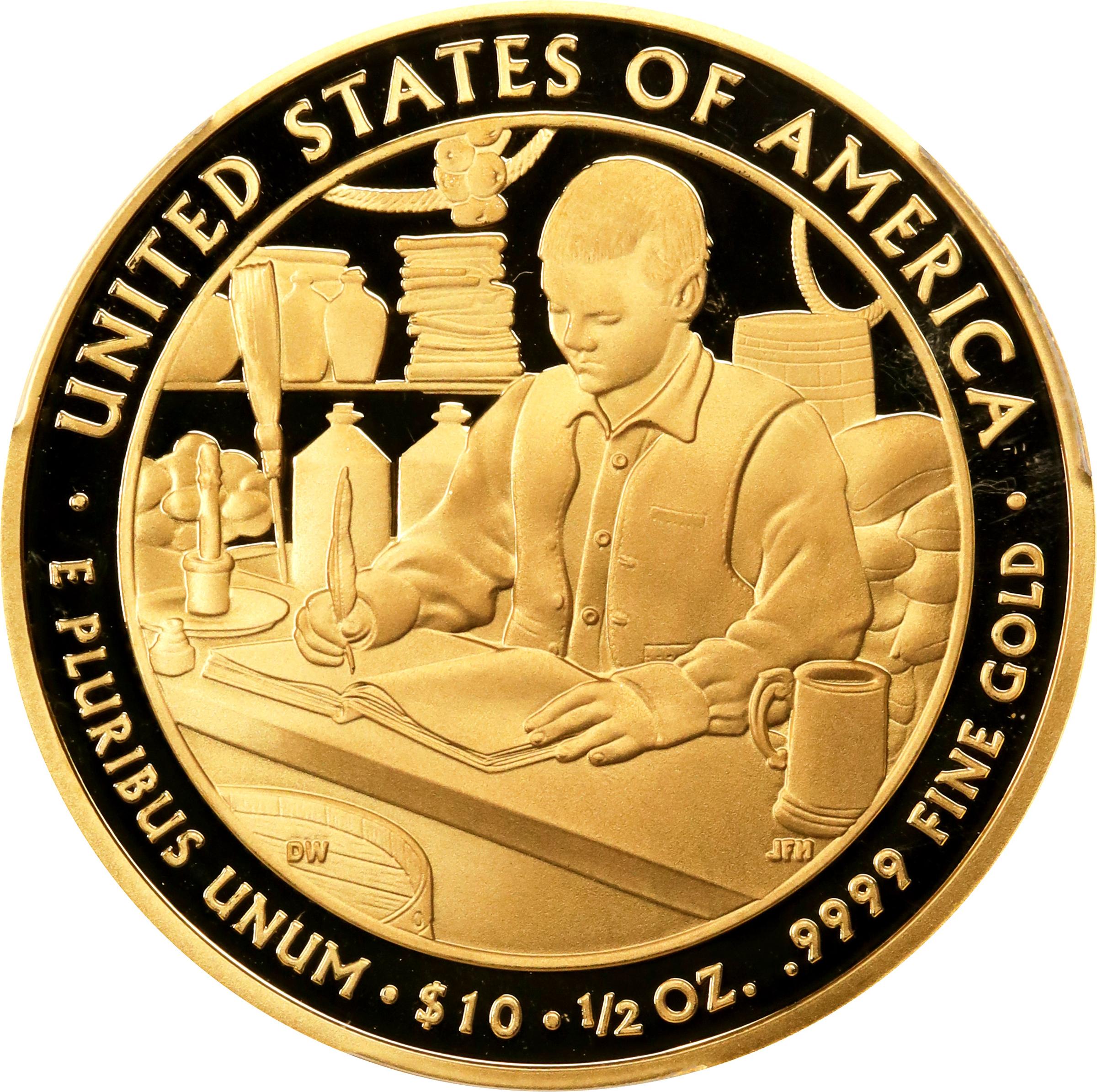 image for: 2010-W First Spouse Gold Bullion Coin. Buchanan's Liberty. Proof-70 Deep Cameo (PCGS).