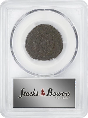 image for: 1722 Rosa Americana Penny. Martin 2.1-A.1, W-1256. Rarity-5. VTILE DVLCI. VF Details--Excessive Corrosion (PCGS).