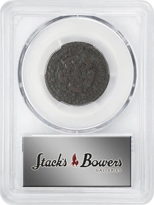 image for: 1722 Rosa Americana Penny. Martin 2.1-A.1, W-1256. Rarity-5. VTILE DVLCI. Fine Details--Environmental Damage (PCGS).