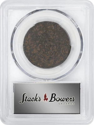 image for: 1723 Rosa Americana Twopence. Martin 3.10-E.10, W-1334. Rarity-4. EF Details--Excessive Corrosion (PCGS).