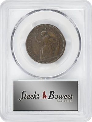 image for: 1723/2 Wood's Hibernia Halfpenny. Martin 3.4-Db.1, W-12850. Rarity-3. VF-20 (PCGS).