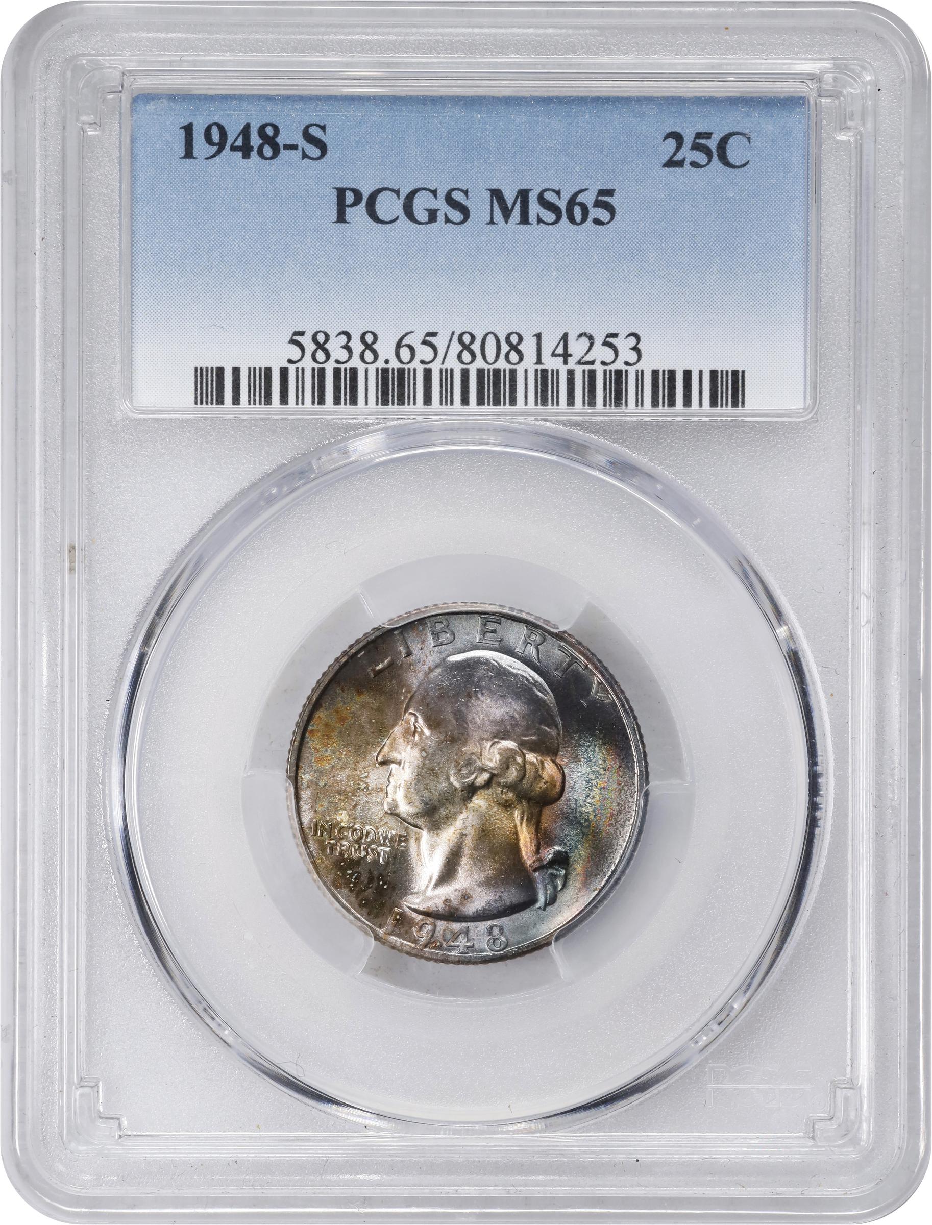1948-S 25c XF45 thumbnail 13