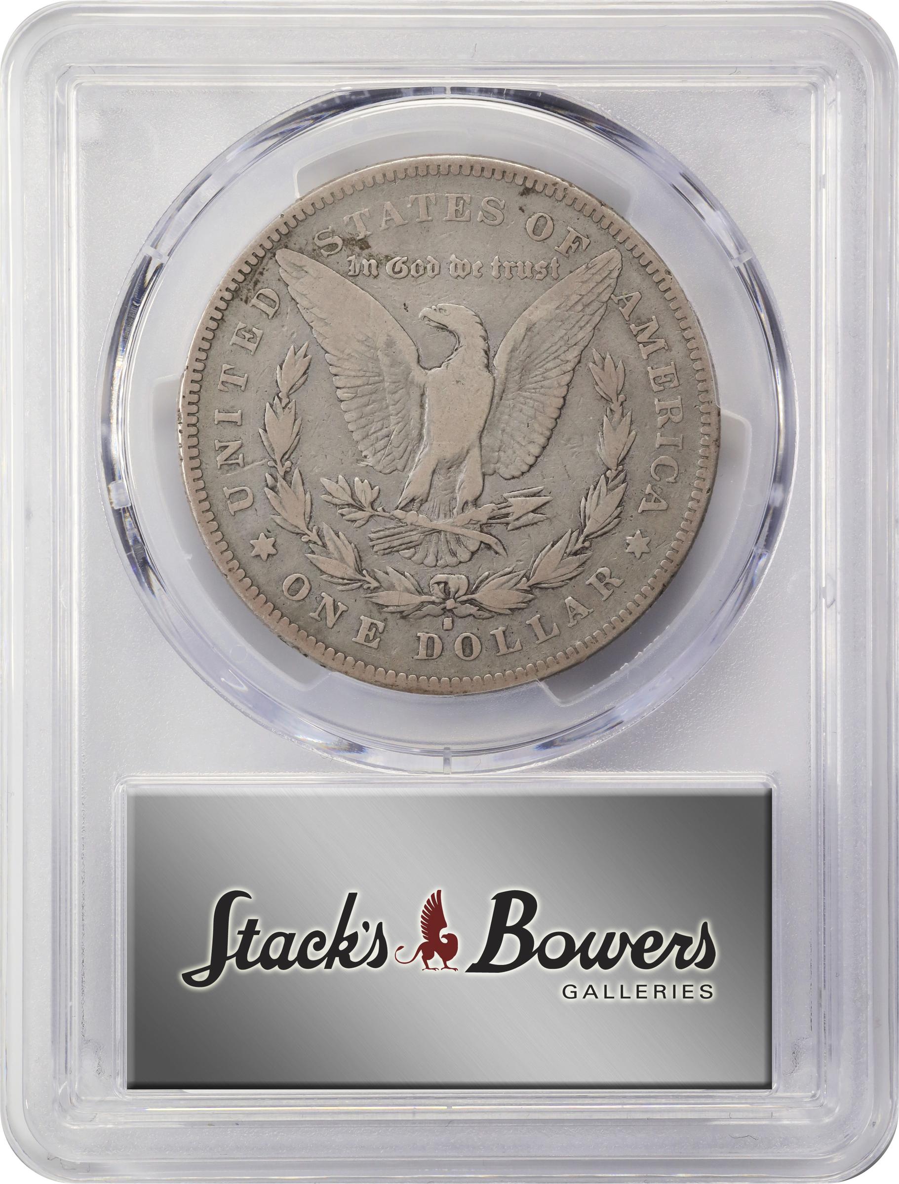 image for: 1878-S Morgan Silver Dollar. VAM-57. Top 100 Variety. Long Arrow Shaft. Fine Details--Cleaned (PCGS).