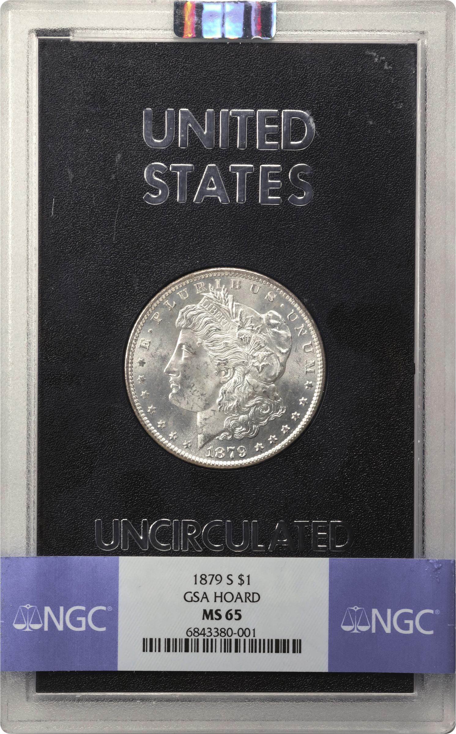 image for: 1879-S GSA Morgan Silver Dollar. MS-65 (NGC).