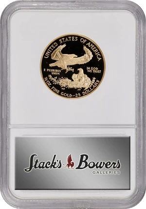 image for: 1998-W Half-Ounce Gold Eagle. Proof-70 Deep Cameo (NGC).