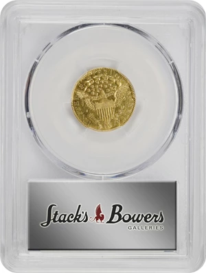 image for: 1796 Capped Bust Right Quarter Eagle. Stars on Obverse. BD-3. Rarity-5+. AU Details--Tooled (PCGS).