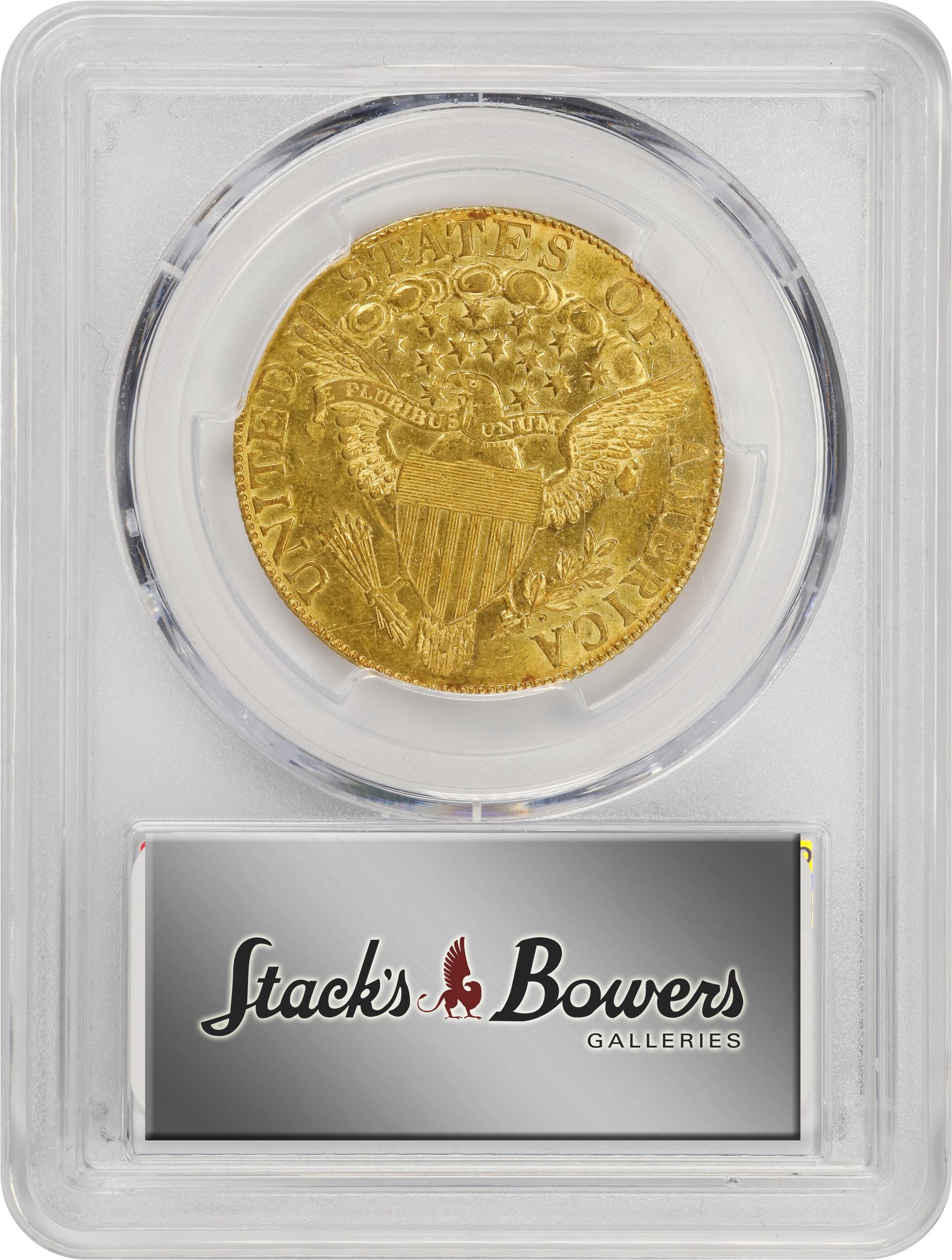 image for: 1803 Capped Bust Right Eagle. BD-5, Taraszka-30. Rarity-4+. Large Reverse Stars, Extra Star. AU-58 (PCGS). CMQ.