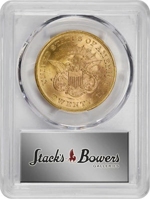 image for: 1862 Liberty Head Double Eagle. Unc Details--Rim Repaired (PCGS).