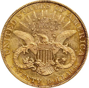 image for: 1885 Liberty Head Double Eagle. AU Details--Tooled (PCGS).