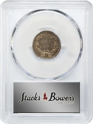 image for: 1857 Flying Eagle Cent. Snow-2, FS-401b. Type of 1856. MS-63 PL (PCGS). CAC.