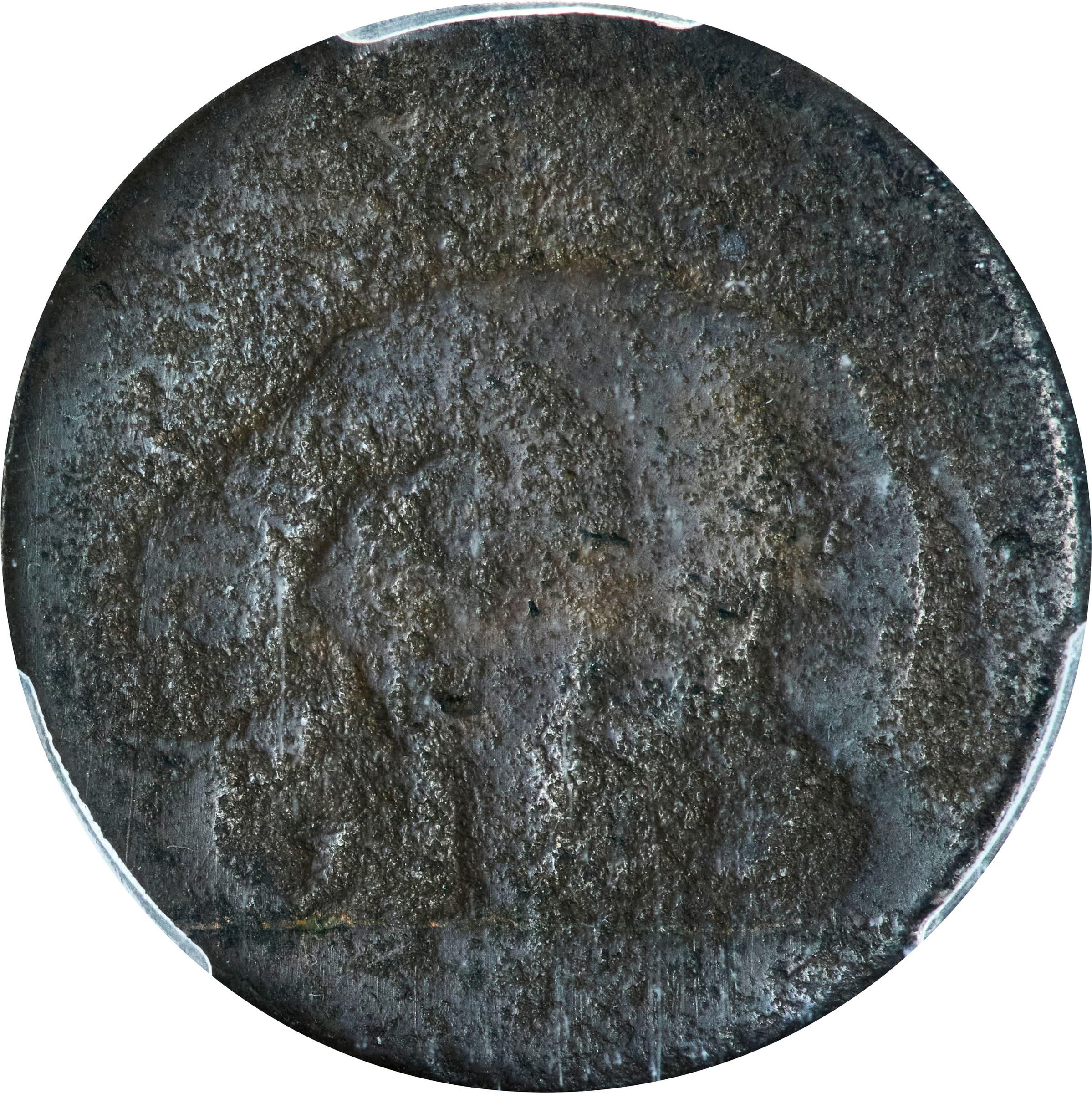 image for: 1694 Carolina Elephant Token. Hodder 2-F, W-12120. Rarity-6. PROPRIETORS, O/E. Fine Details--Environmental Damage (PCGS).