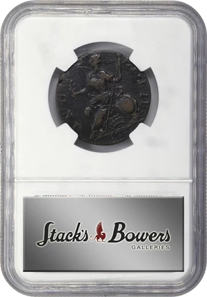 image for: 1787 Connecticut Copper. Miller 1.3-L, W-2735. Rarity-6-. Mailed Bust Right, INDE ET LIB, Six-Pointed Star. VF-30 BN (NGC).