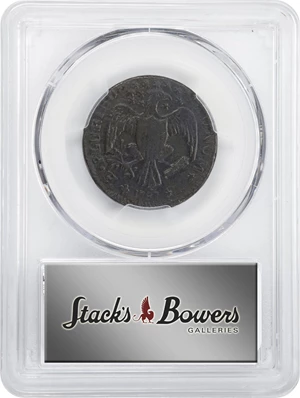 image for: 1787 Excelsior Copper. W-5780. Rarity-6+. Eagle on Globe Facing Right, Arrows at Right. EF Details--Environmental Damage (PCGS).