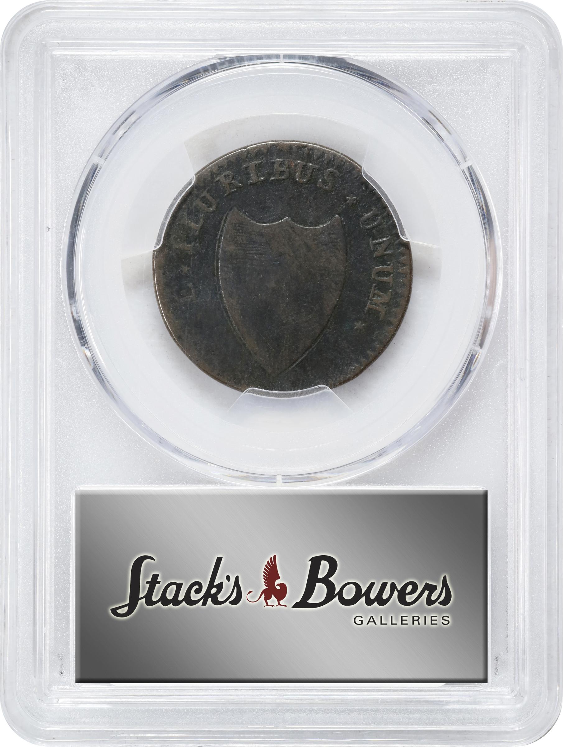 image for: 1788 New Jersey Copper. Maris 50-f, W-5475. Rarity-3. Head Left. VG-10 (PCGS).