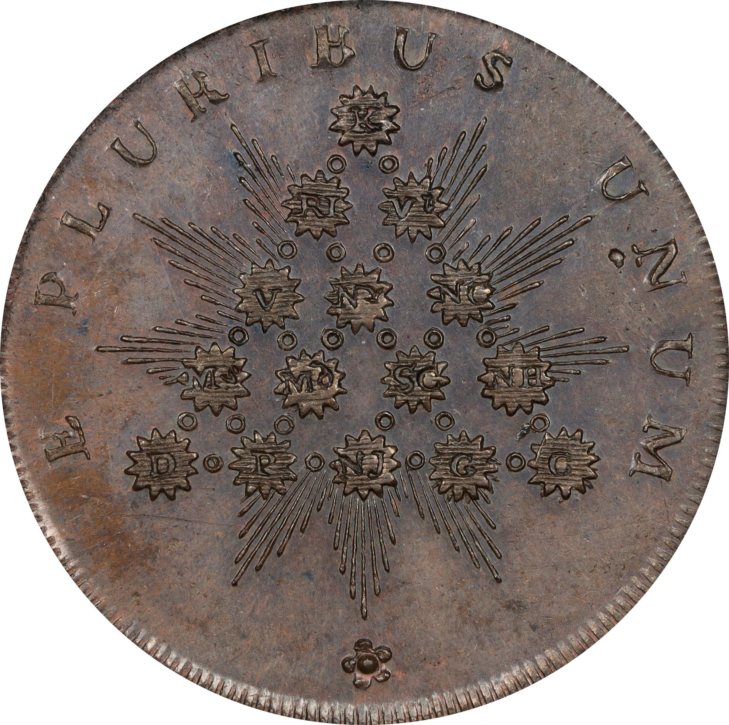 image for: Undated (ca. 1793-1795) Kentucky Token. W-8805. Rarity-5. Copper. Engrailed Edge. MS-63 BN (PCGS). OGH.