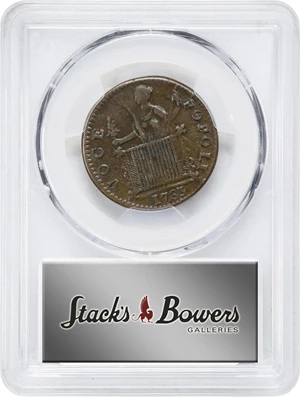 image for: 1783 Washington Georgivs Triumpho Token. Musante GW-54, Baker-7, W-10100. AU-53 (PCGS).