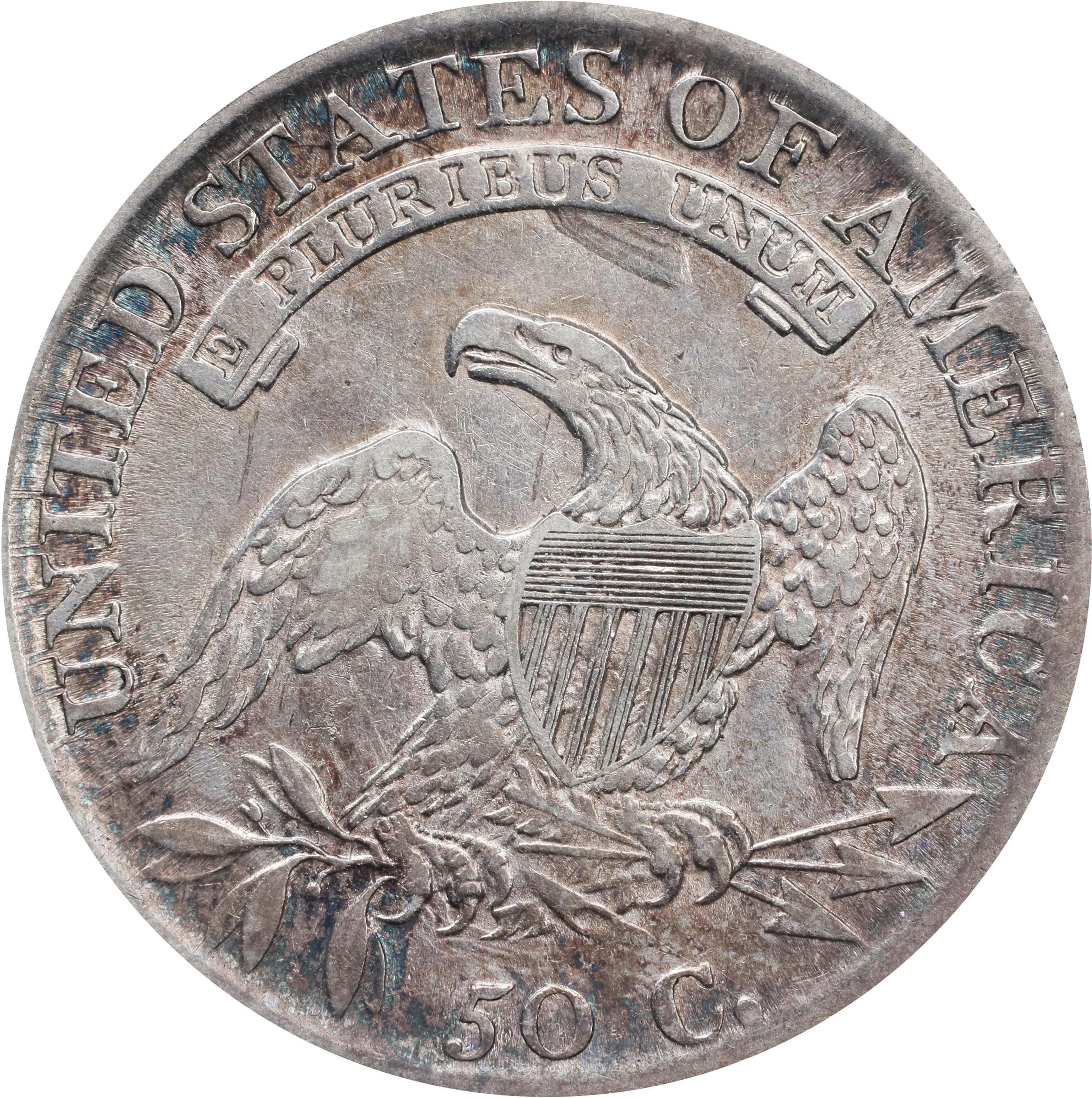 image for: 1814 Capped Bust Half Dollar. O-107. Rarity-2. AU-50 (ANACS).