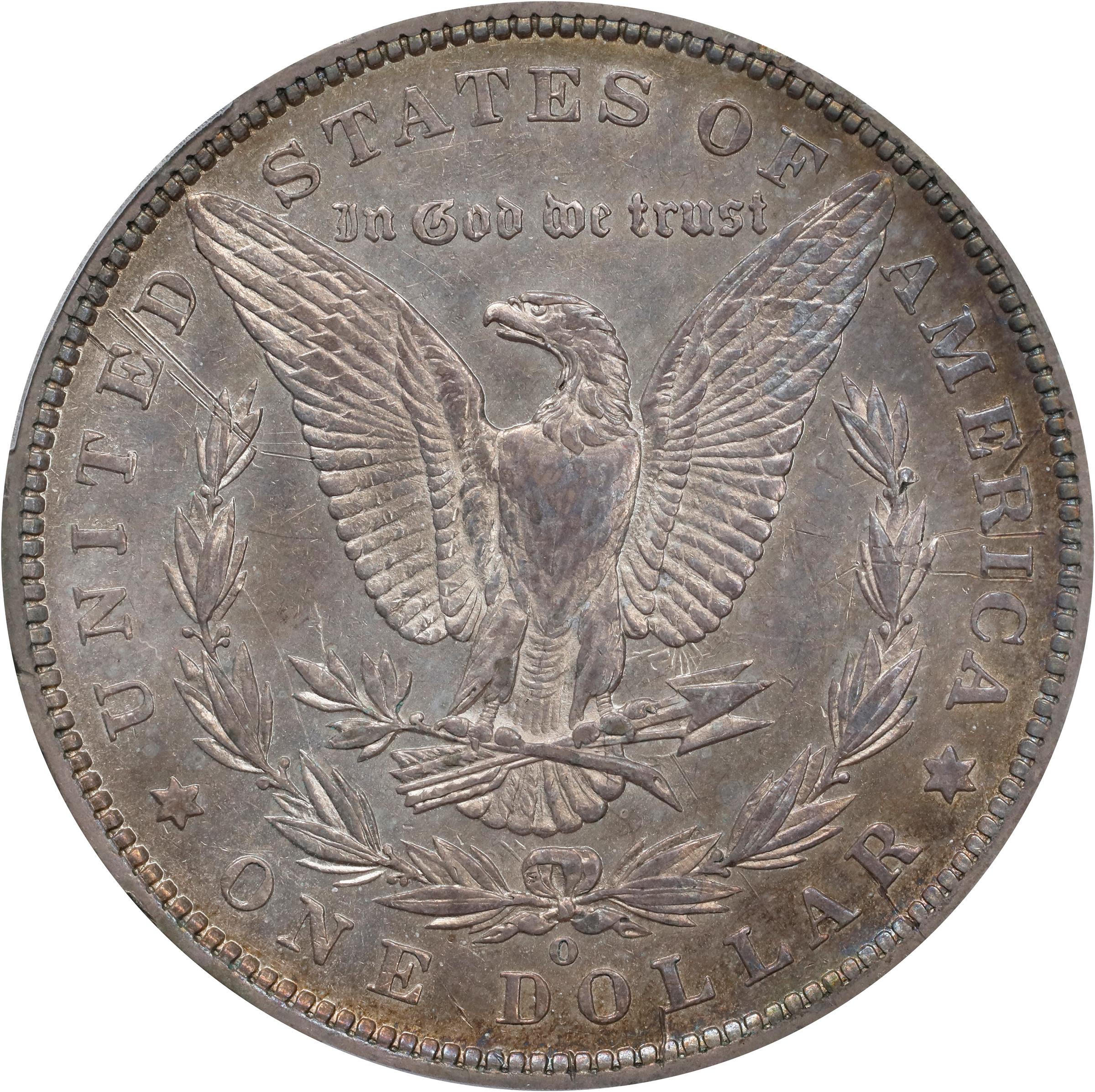 1886-O $1  Clashed Reverse BER, VAM-1A1 VF20 thumbnail 9