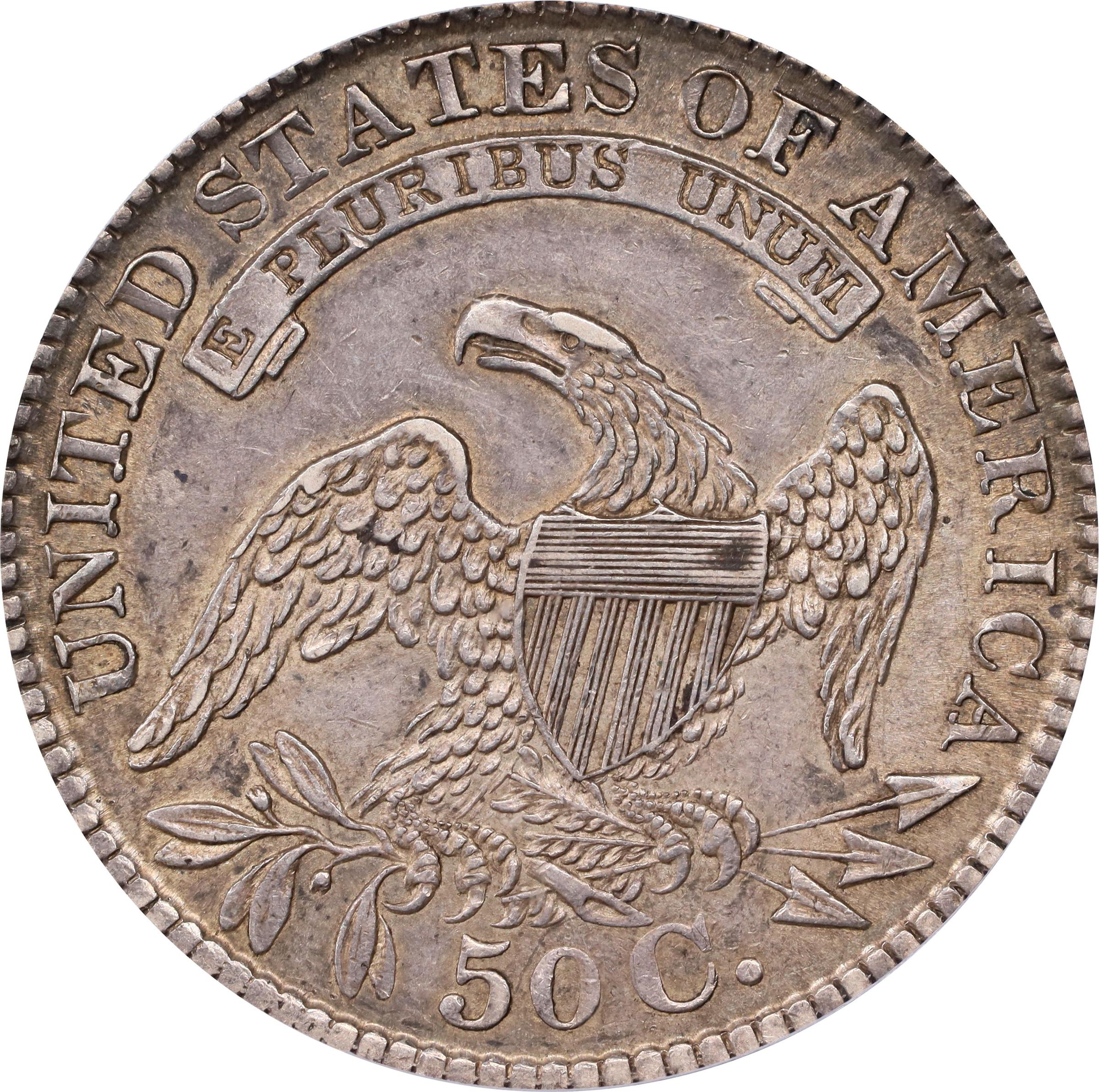 1829/7 Capped Bust Half Dollar Mint State (MS) Pricing Guide | The