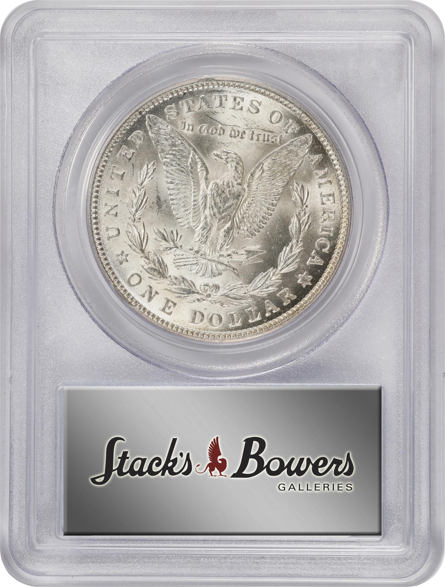 image for: 1921 Morgan Silver Dollar. Wide Reeds. Top 100 Variety. MS-62 (PCGS).