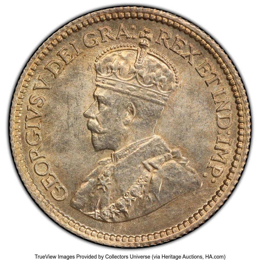 image for: Canada: George V 5 Cents 1912 MS65 PCGS,...