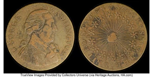 image for: (1790s) Washington Success Medal, Large Size, Plain Edge, VF35 PCGS. Baker-266B, DeWitt-GW-1792-2, W-10920, GW-42, R.7. PCGS...