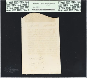 image for: NY-2. New York. May 31, 1709. 10 Shillings. PCGS Currency Very Choice New 64 Apparent. Minor Mounting Remnants on Back.
