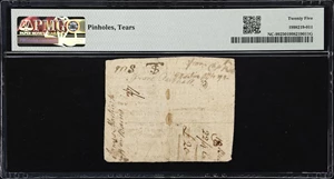 image for: NC-99. North Carolina. December 22, 1758. 20 Shillings. PMG Very Fine 25.
