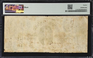 image for: T-33. Confederate Currency. 1861 $5. PMG Fine 12. Trans-Mississippi Issue.