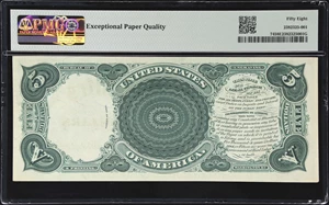 image for: Fr. 74. 1880 $5 Legal Tender Note. PMG Choice About Uncirculated 58 EPQ.