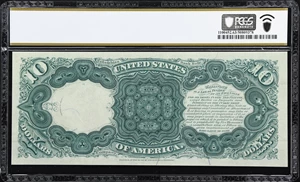 image for: Fr. 103. 1880 $10 Legal Tender Note. PCGS Banknote Choice Uncirculated 63 PPQ.