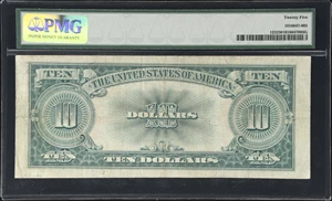 image for: Fr. 123. 1923 $10 Legal Tender Note. PMG Very Fine 25.