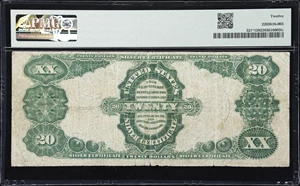 image for: Fr. 321*. 1891 $20 Silver Certificate Star Note. PMG Fine 12.