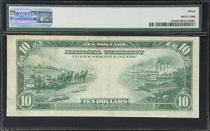 image for: Fr. 813. 1915 $10 Federal Reserve Bank Note. Chicago. PMG Very Fine 30.