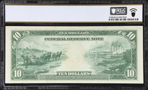image for: Fr. 899b. 1914 Red Seal $10 Federal Reserve Note. St. Louis. PCGS Banknote Choice Uncirculated 63.