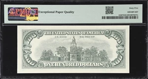 image for: Fr. 1550*. 1966 $100 Legal Tender Star Note. PMG Gem Uncirculated 65 EPQ.
