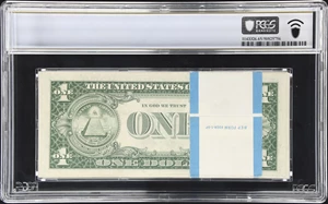 image for: Pack of (100) Fr. 1618. 1935H $1 Silver Certificates. PCGS Banknote Gem Uncirculated 65 PPQ.