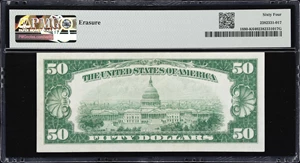 image for: Fr. 1880-K. 1929 $50 Federal Reserve Bank Note. Dallas. PMG Choice Uncirculated 64.