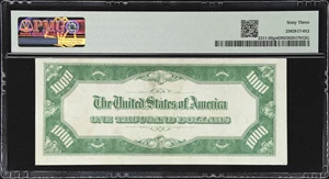 image for: Fr. 2211-Hlgs. 1934 Light Green Seal $1000 Federal Reserve Note. St. Louis. PMG Choice Uncirculated 63.