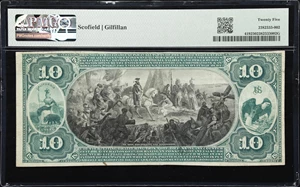 image for: Los Angeles, California. $10 1875. Fr. 419. First NB. Charter #2491. PMG Very Fine 25.