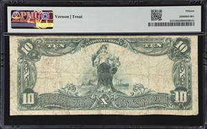 image for: Altamont, Illinois. $10 1902 Red Seal. Fr. 615. First NB. Charter #8733. PMG Choice Fine 15.