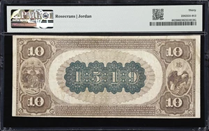 image for: Cumberland, Maryland. $10 1882 Brown Back. Fr. 482. Second NB. Charter #1519. PMG Very Fine 30.