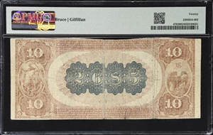 image for: Barre, Massachusetts. $10 1882 Brown Back. Fr. 479. First NB. Charter #2685. PMG Very Fine 20.