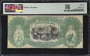 image for: Haverhill, Massachusetts. $2 1875. Fr. 391. Haverhill NB. Charter #484. PMG Choice Fine 15.
