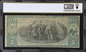 image for: Rome, New York. 1875 $5 Fr. 404. Farmers NB. Charter #2410. PCGS Banknote Very Good 10.