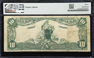 image for: Ardmore, Oklahoma. $10 1902 Date Back. Fr. 622. State NB. Charter #10394. PMG Choice Fine 15.
