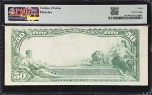image for: Ardmore, Oklahoma. $50 1902 Plain Back. Fr. 682. Exchange NB. Charter #11093. PMG Extremely Fine 40.