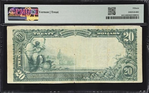 image for: Pond Creek, Oklahoma. $20 1902 Red Seal. Fr. 641. NB. Charter #7103. PMG Choice Fine 15.