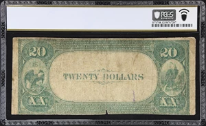 image for: Moody, Texas. $20 1882 Value Back. Fr. 581. First NB. Charter #5774. PCGS Banknote Fine 12.